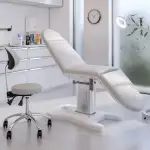 Kreslo na permanentný make-up PERFECT LINE bledošedé