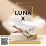 Kozmetické lehátko LUNA X PLUS s ohrevom biele