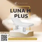 Kozmetické lehátko LUNA H PLUS Pure s ohrevom biele