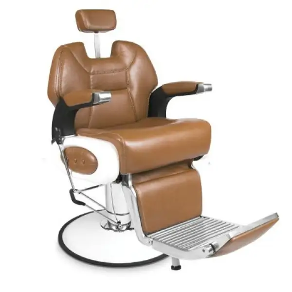 Kadernícke kreslo BARBER bledohnedé