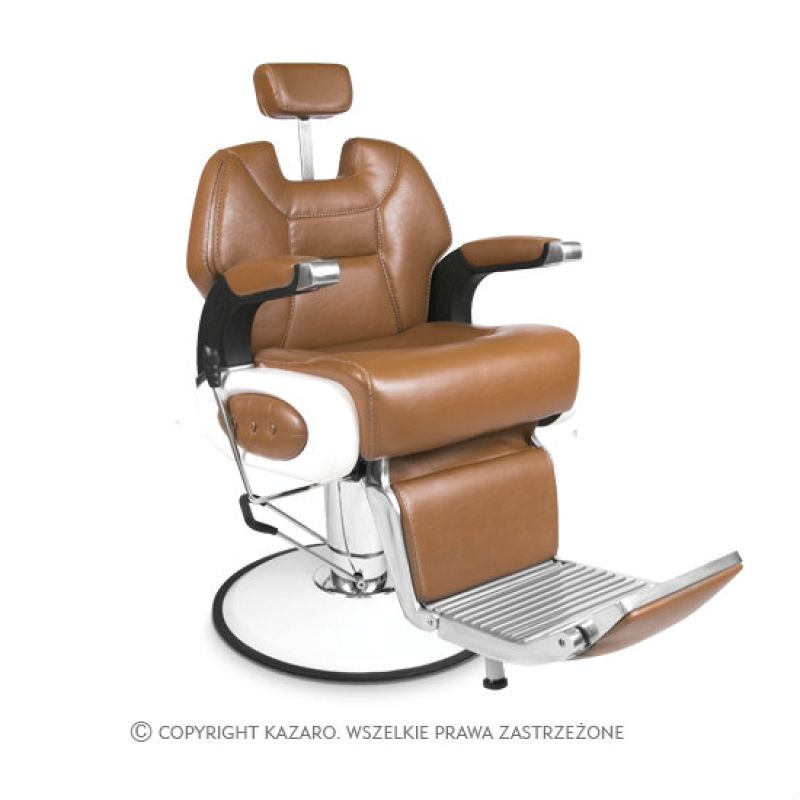 Kadernícke kreslo BARBER bledohnedé