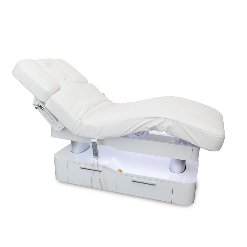 Elektrické kozmetické lehátko LUNA H PLUS Pure s ohrevom biele